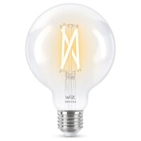 WiZ LED Smart Leuchtmittel in Transparent E27 G95 7W 806lm