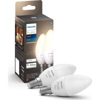 Philips Hue Bluetooth White LED E14 Kerze - B39 5,5W...