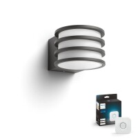 Philips Hue White Ambiance Lucca - Wandleuchte, anthrazit...