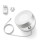 Philips Hue Bluetooth White Ambiance LED Tischleuchte Iris Special Edition in Silber und Transparent 8,2W 570lm inkl. Bridge