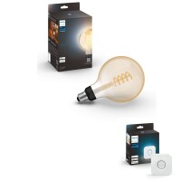 Philips Hue Bluetooth White Ambiance LED E27 Globe - G125...