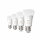 Philips Hue Bluetooth White Ambiance LED E27 Birne - A60 9W 800lm Viererpack inkl. Bridge