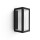 Philips Hue White & Color Ambiance Impress - Wandleuchte, schwarz - 240x120 inkl. Tap Dial Schalter in Schwarz 120mm
