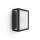 Philips Hue White & Color Ambiance Impress - Wandleuchte, schwarz - 240x190 inkl. Tap Dial Schalter in Schwarz 190mm