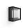 Philips Hue White & Color Ambiance Econic - Wandleuchte, schwarz - quadratisch inkl. Tap Dial Schalter in Schwarz