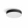 Philips Hue Bluetooth White Ambiance LED Deckenleuchte Enrave in Schwarz 19,2W 2450lm inkl. Tap Dial Schalter in Schwarz 381mm