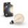 Philips Hue Bluetooth White Ambiance LED E27 Globe - G125 4,3W 550lm inkl. Tap Dial Schalter in Schwarz