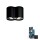 Philips Hue Bluetooth White Ambiance Spot Pillar in Schwarz 2x 5W 700lm GU10 inkl. Tap Dial Schalter in Schwarz 2-flammig
