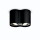 Philips Hue Bluetooth White Ambiance Spot Pillar in Schwarz 2x 5W 700lm GU10 inkl. Tap Dial Schalter in Schwarz 2-flammig