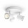 LED Philips Hue Badezimmerspot White Ambiance Adore in Weiß 15W 1050lm GU10 3-flammig IP44 rund inkl. Tap Dial Schalter in Schwarz