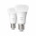 Philips Hue Bluetooth White LED E27 60W 800lm Doppelpack inkl. Tap Dial Schalter in Schwarz