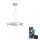 Philips Hue LED Pendelleuchte Being tunable White 25W 2900lm inkl. Tap Dial Schalter in Schwarz