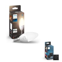 Philips Hue Bluetooth White LED E14 Kerze - B39 5,5W...