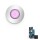 Philips Hue Bluetooth White & Color Ambiance Einbauspot Xamento in Silber 5,7W 350lm GU10 IP44 inkl. Tap Dial Schalter in Schwarz
