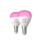 Philips Hue White & Color Ambiance LED E14 Luster in Weiß 5,1W 370lm Zweierpack
