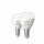 Philips Hue White & Color Ambiance LED E14 Luster in Weiß 5,1W 370lm Zweierpack
