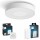 Philips Hue Bluetooth White & Color Ambiance LED Deckenleuchte Infuse in Weiß 33,5W 2350lm inkl. Bridge und Dimmschalter