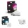 Philips Hue Bluetooth White & Color Ambiance LED E27 Birne - A60 8W 1100lm Doppelpack inkl. Bridge und Smart Plug