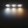 LED Philips Hue White Ambiance Einbauspot Adore in Chrom 5W 350lm GU10 IP44 Dreierpack inkl. Bridge und Wandschaltermodul