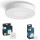Philips Hue Bluetooth White & Color Ambiance LED Deckenleuchte Infuse in Weiß 33,5W 2350lm inkl. Bridge und Tap Dial Schalter